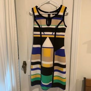 Miss Sixty Geometric Print Deess